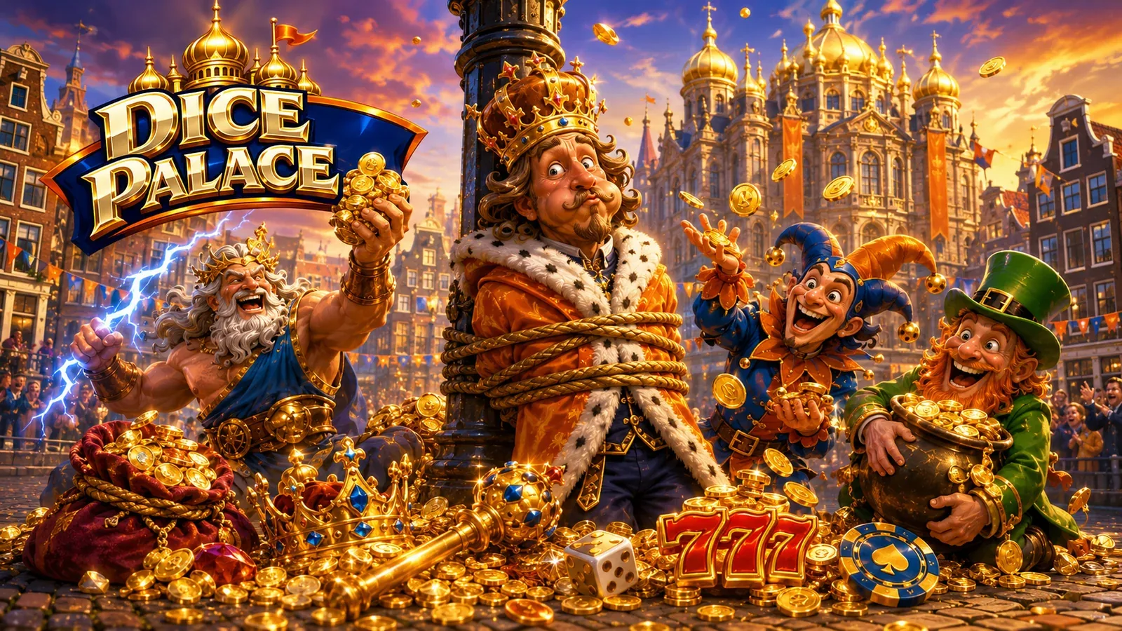 Dice Palace casino spellen, jackpots en gouden munten