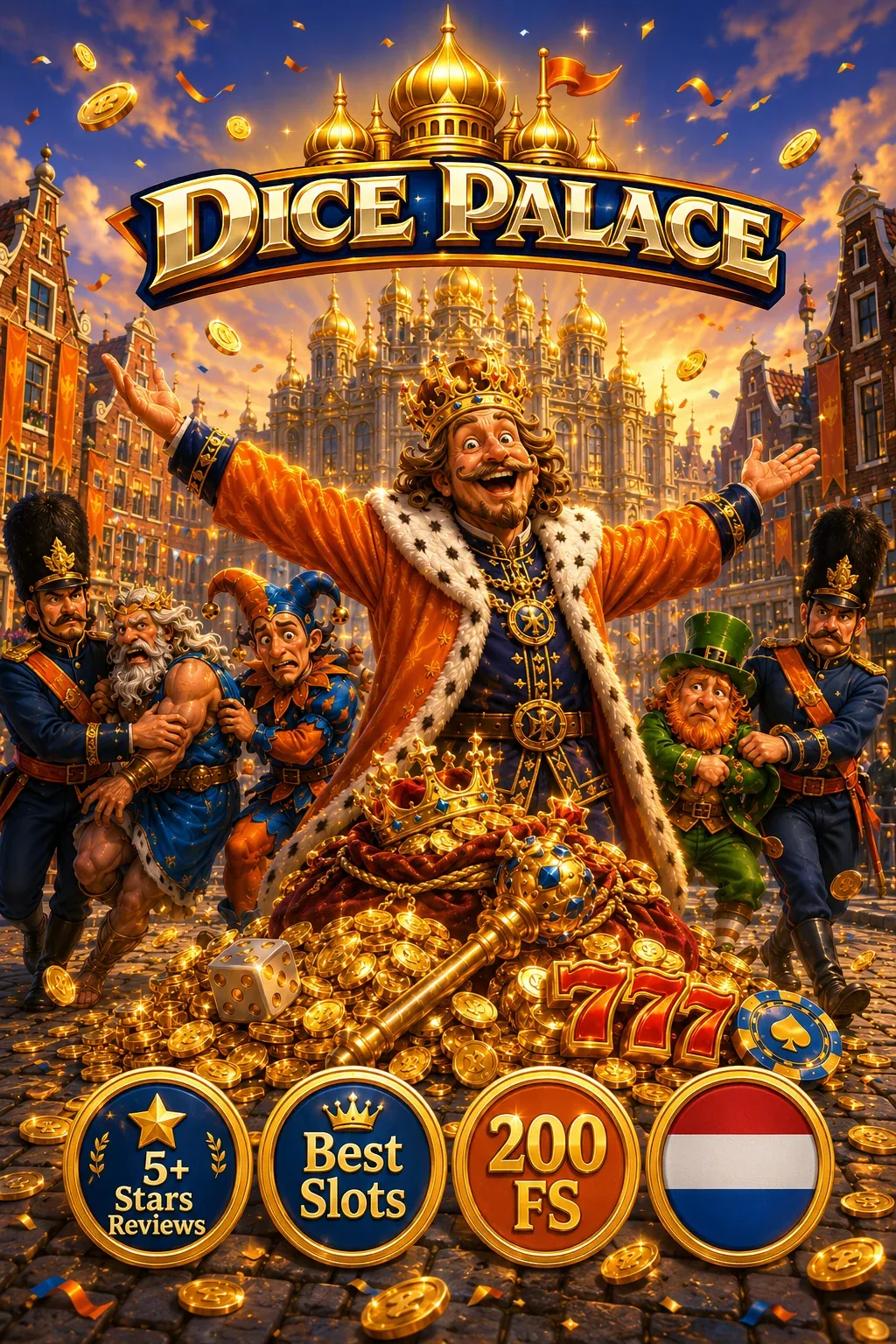 Dice Palace casino β 5+ stars reviews, best slots en 200 free spins in Nederland